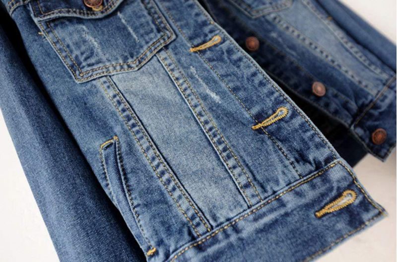 Chaqueta Vaquera LifeShe con Capucha Desmontable Casual