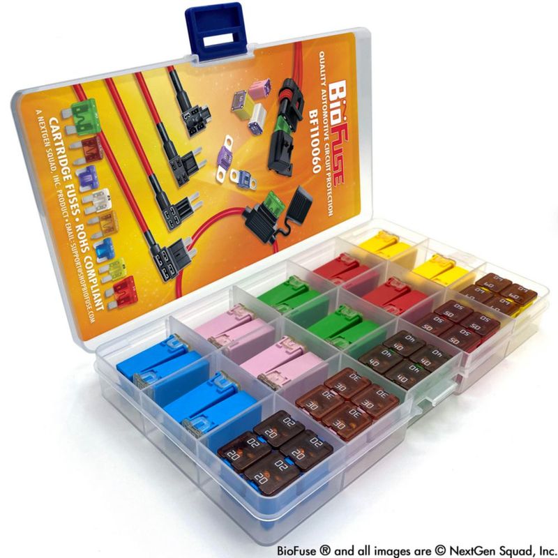 Juego de 40 fusibles BioFuse JCASE/LPJCASE 20‑60 A