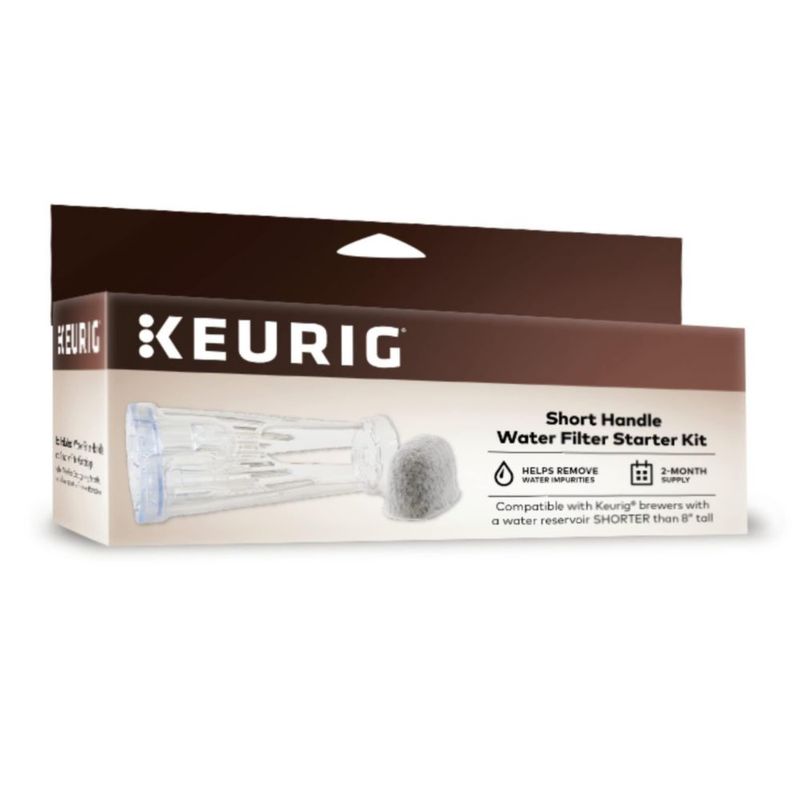 Kit de inicio de filtro de agua Keurig con mango corto