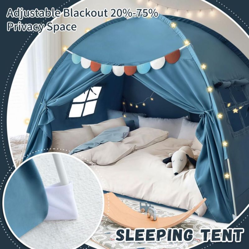 Toldo para Cama Razee 194 cm x 139 cm x 132 cm Azul Denim