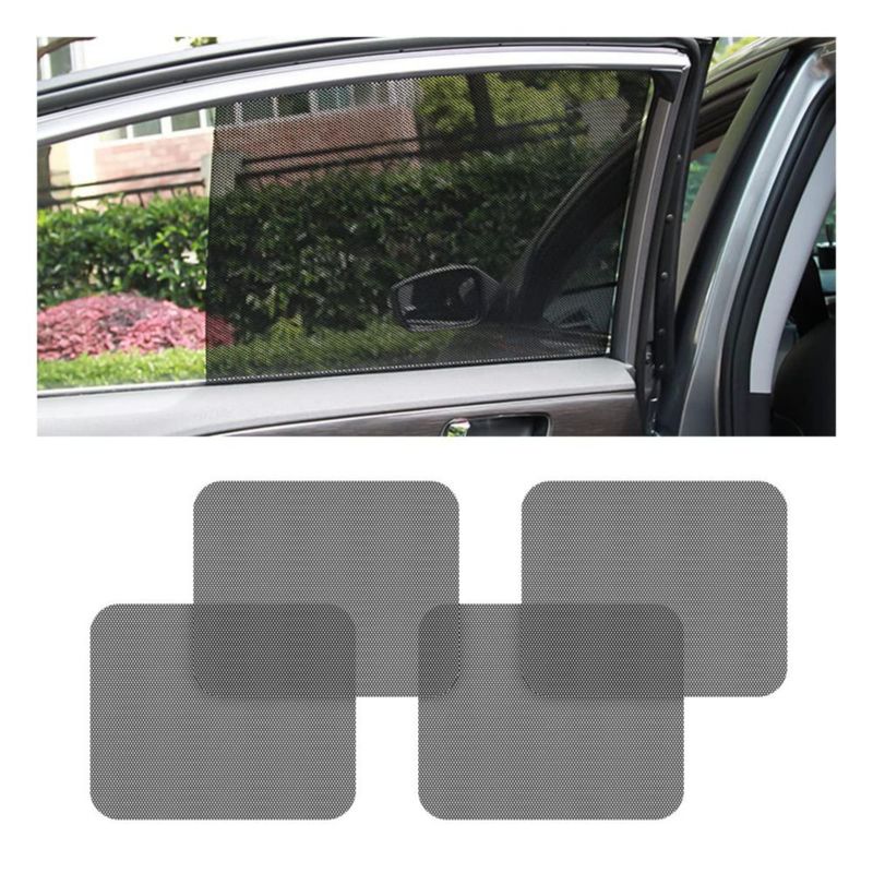 Cortina para Ventana Blilo 42 × 38 cm Negra de Adhesión Estática