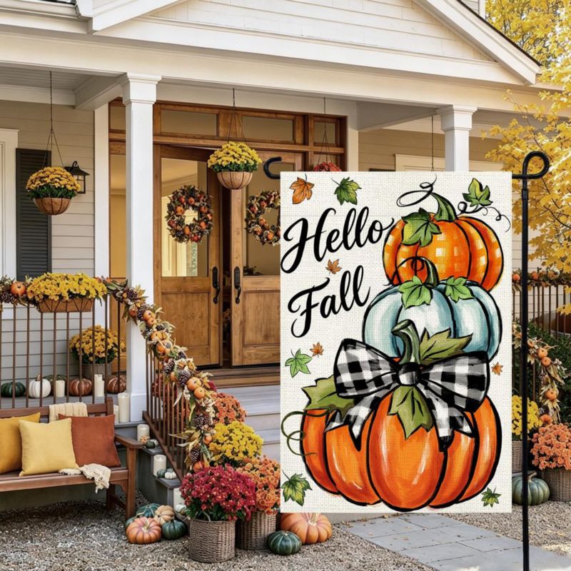 Bandera de jardín Agroon 30x46 cm Calabaza doble cara