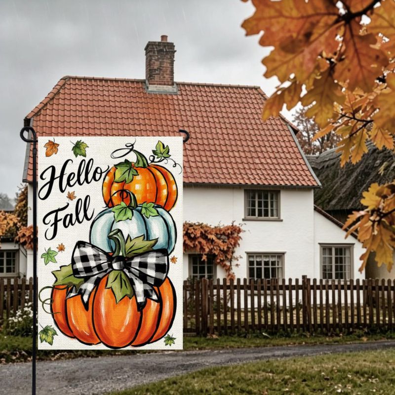 Bandera de jardín Agroon 30x46 cm Calabaza doble cara