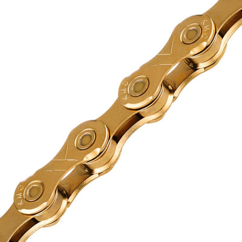 Cadena de bicicleta KMC X10 10 velocidades serie X Ti Gold 273 g 116 eslabones