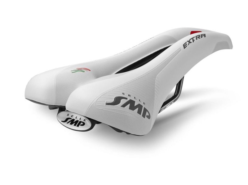 Sillín de bicicleta SMP Extra White 275 × 140 mm 395 g
