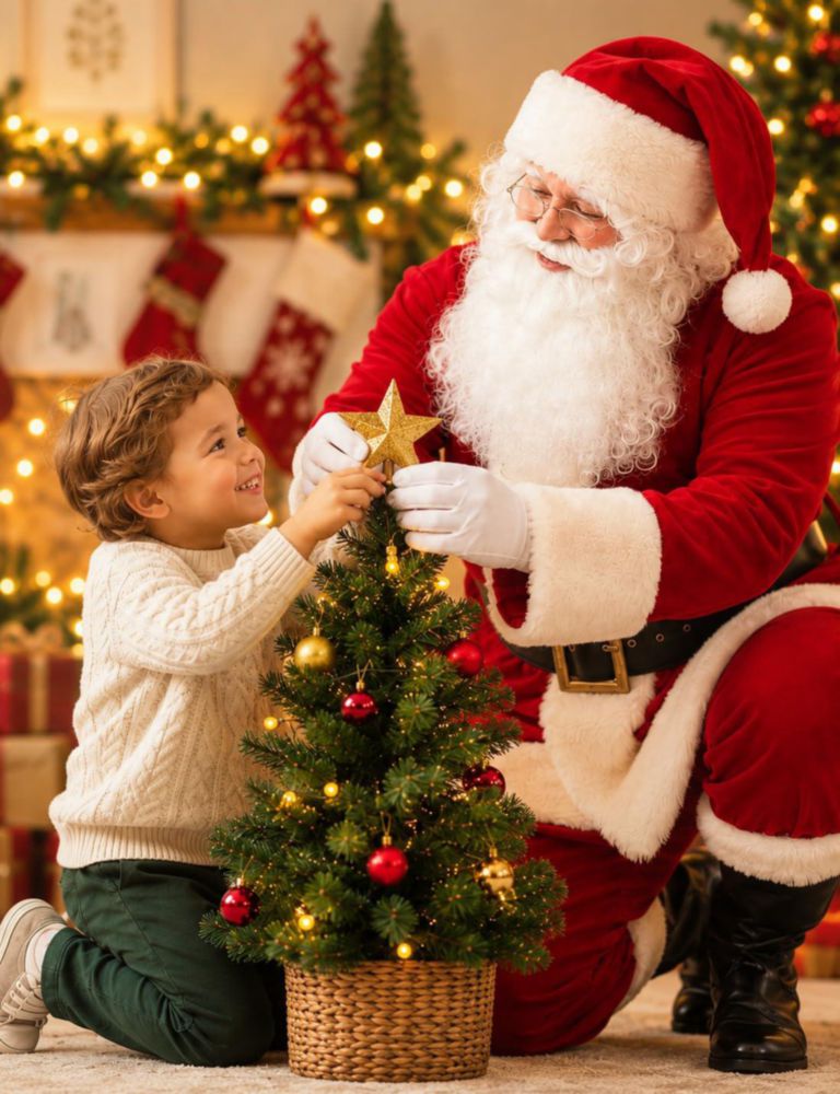 Traje de Papá Noel Potalay 11 piezas XL de lujo