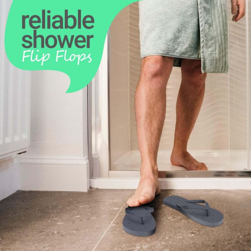 Sandalia Shower Shoez 27-28 cm Gris Antideslizante