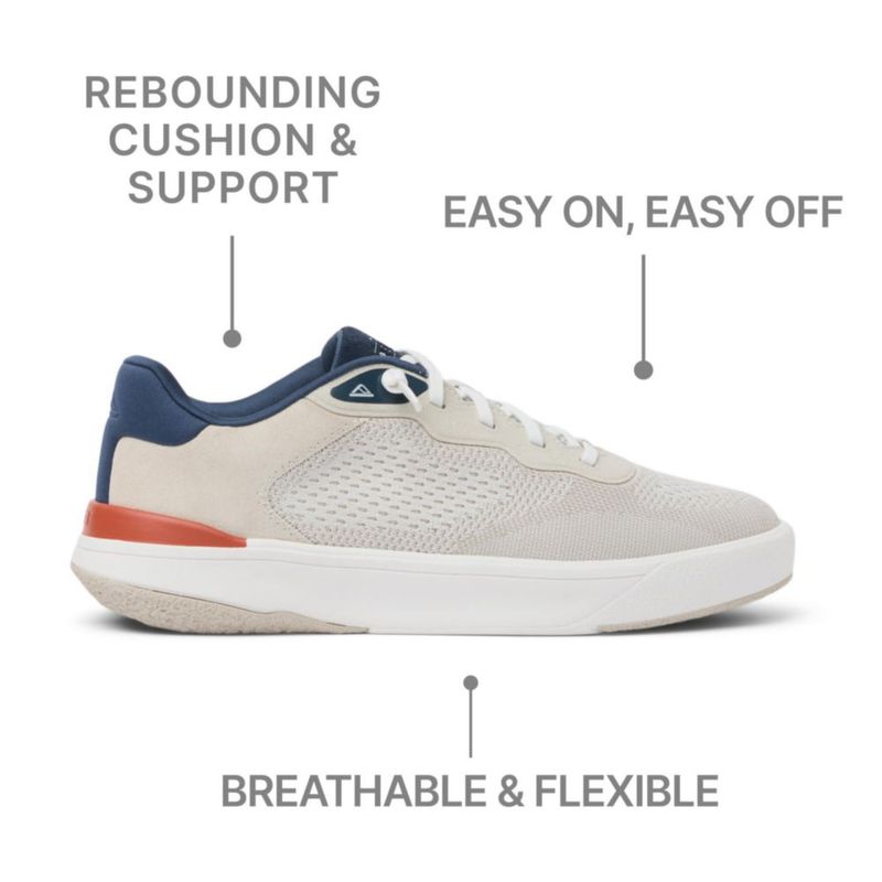 Zapatos REEF Shoreline Del Mar en tonos arena blanco y marino talla 11