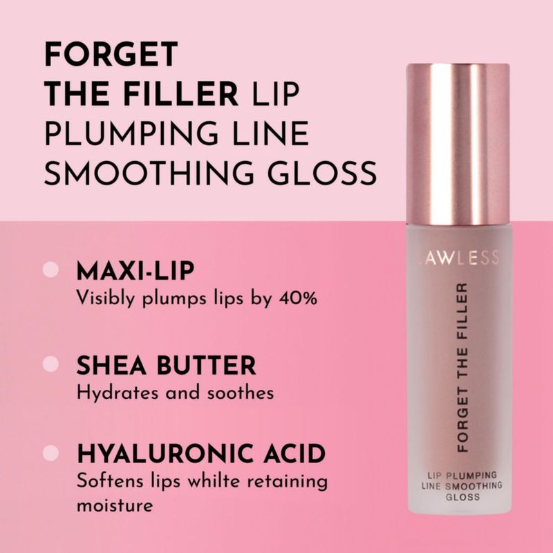 Brillo labial LAWLESS Forget The Filler George Pink 3 ml