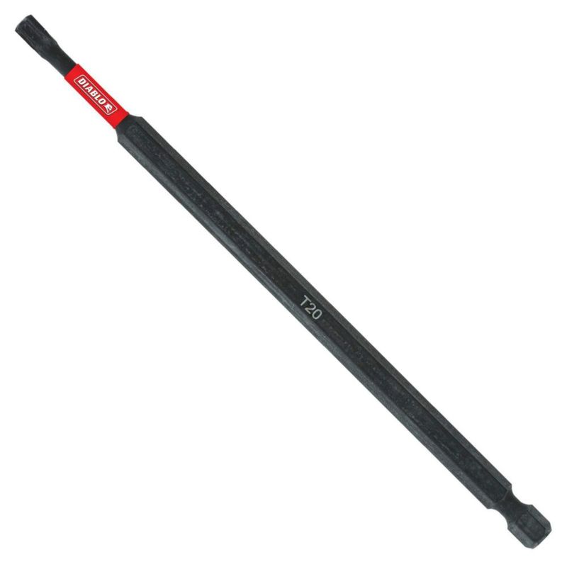 Broca de accionamiento Diablo DT206P1 T20 15 cm hexagonal 6 pulgadas de longitud
