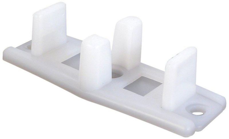 Guía de puerta ajustable de nailon PRIME-LINE N 6562 paquete de 2