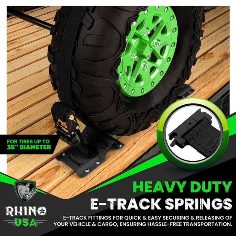 Correa de Carga Rhino USA 4500 lb – 2 Correas y 4 Cuñas
