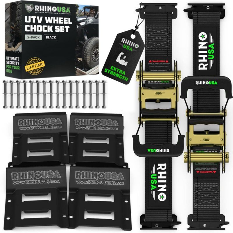 Correa de Carga Rhino USA 4500 lb – 2 Correas y 4 Cuñas