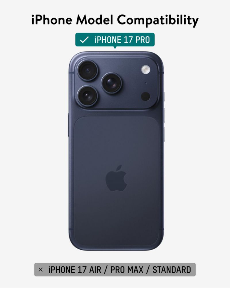 Funda Mous iPhone 17 Pro Limitless de cuero negro