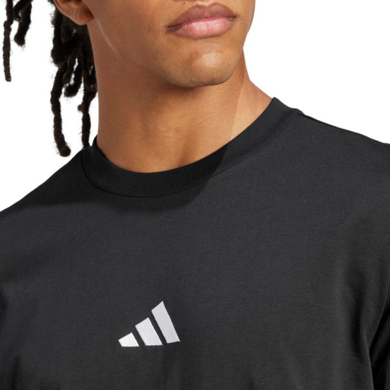 Camiseta adidas Essentials Negra/Blanca Talla Grande