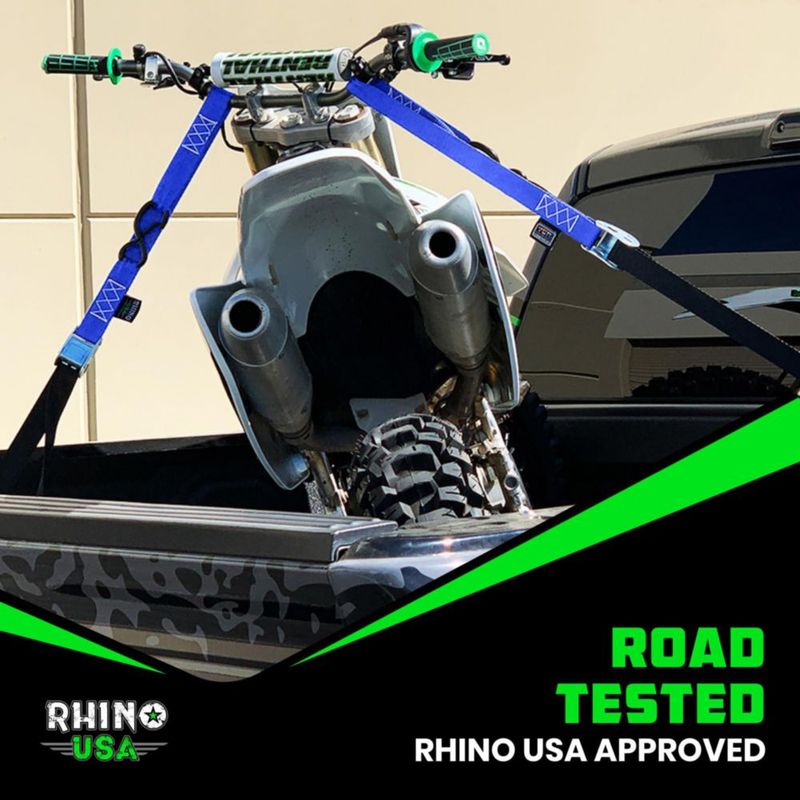 Correa de carga Rhino USA 2 unidades con hebilla de cam y bucles suaves