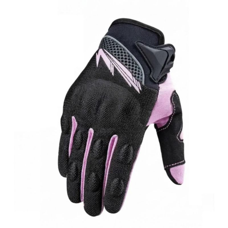 Guantes Para Motociclista Mujer Y Hombre Rosa