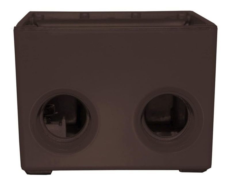 Caja eléctrica Sigma Electric 14251BR Bronze con 4 orificios y 1 elemento