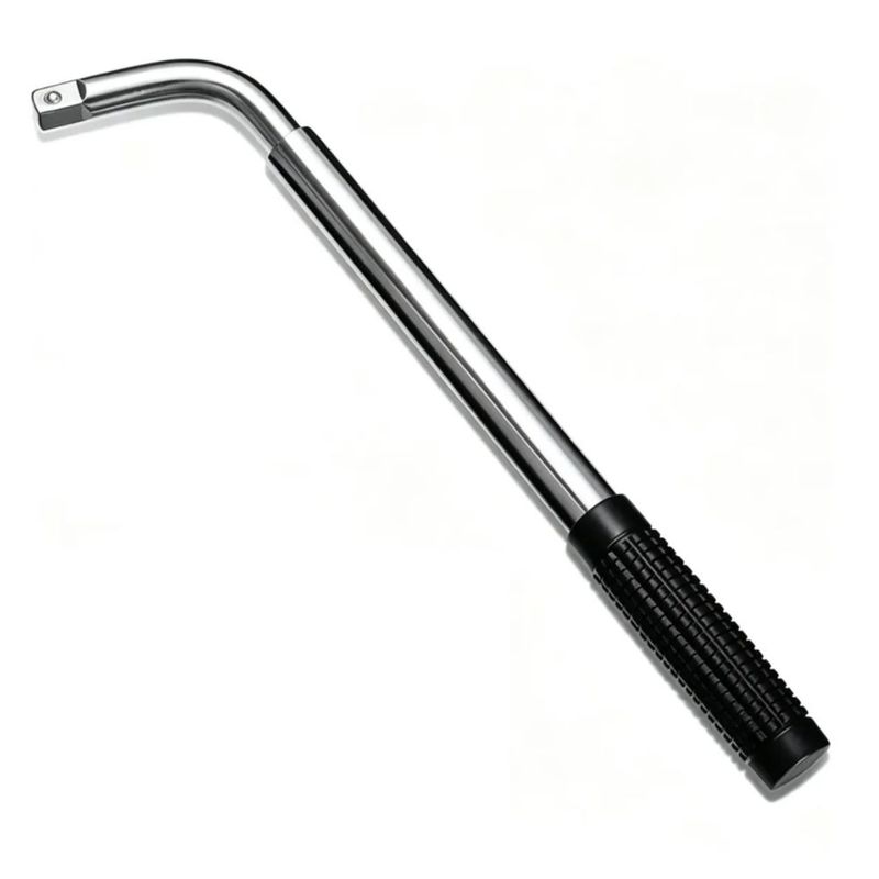 Llave Maneral C/dados Rines Extensible Esquina 17/19/21/23mm, Color Plata