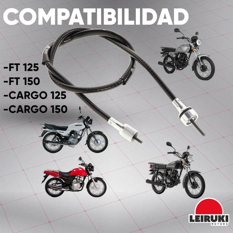 Chicote cable velocimetro ft125 ft150grafito cargo125 cargo150