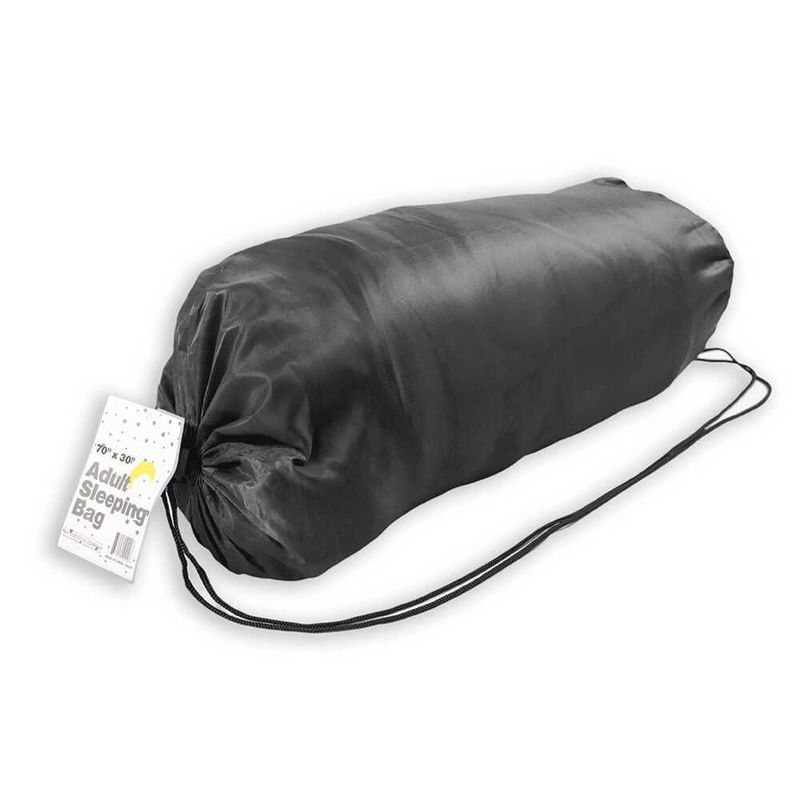 Saco de dormir Kole Imports SLEEPBAGGRY para adulto color gris