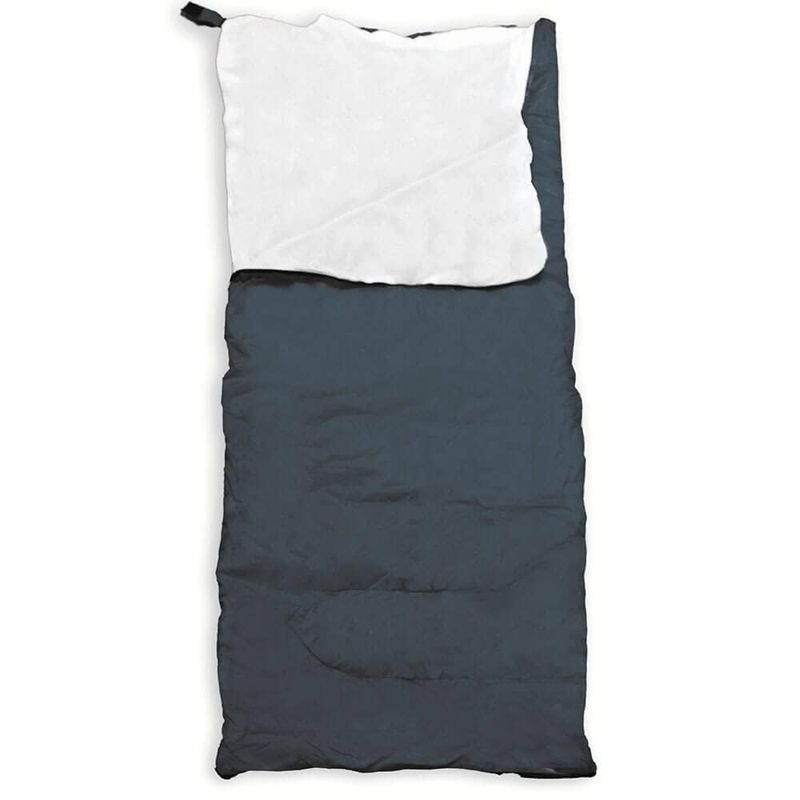 Saco de dormir Kole Imports SLEEPBAGGRY para adulto color gris