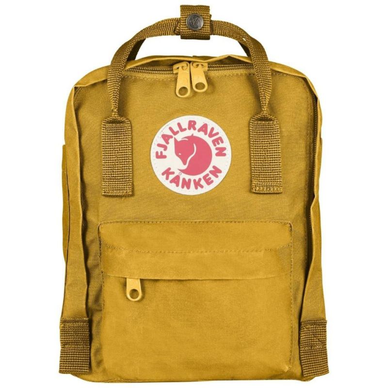 Mochila Fjällräven Kanken Mini para mujer de nailon marrón ocre