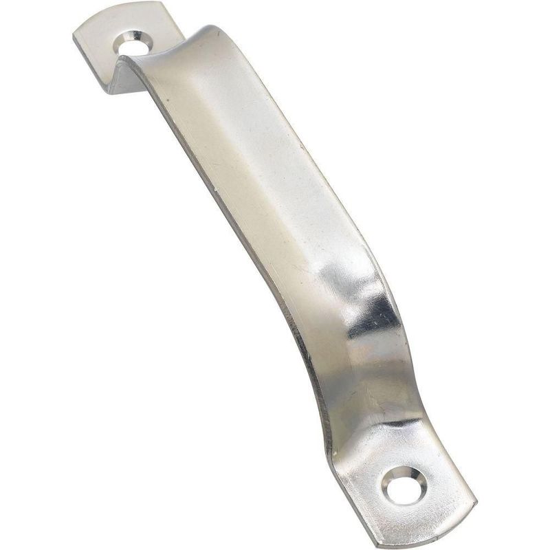 Tirador de puerta National Hardware N100-115 V4 chapado en zinc 65 cm
