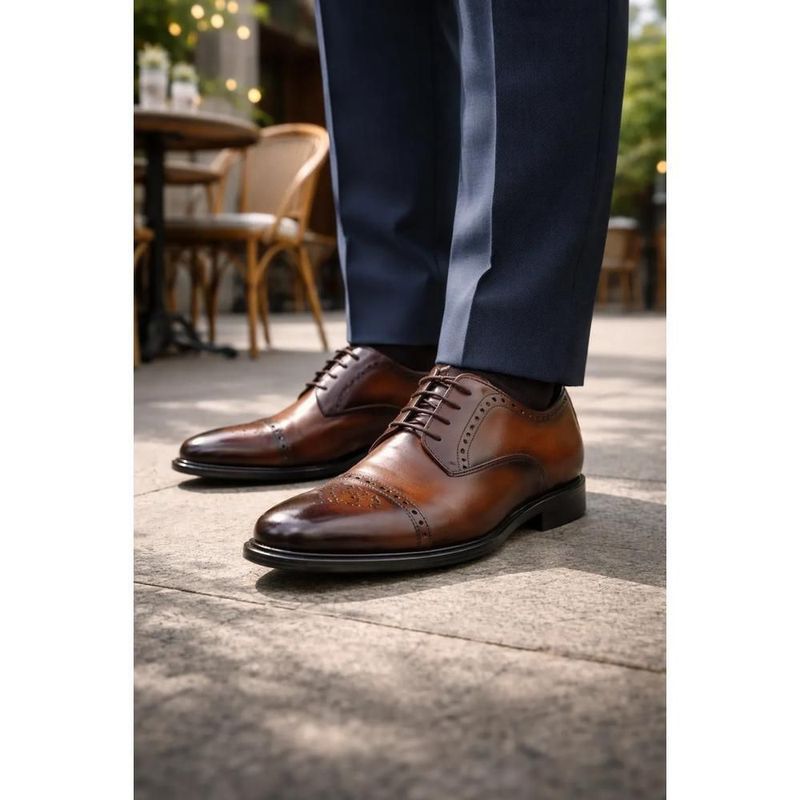 Zapato don carleone caballero derby de piel 1177724