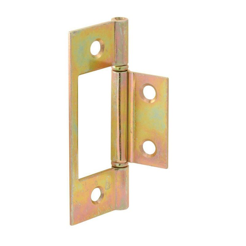 Bisagras de puerta plegables PRIME-LINE N 6656 chapadas en latón paquete de 2