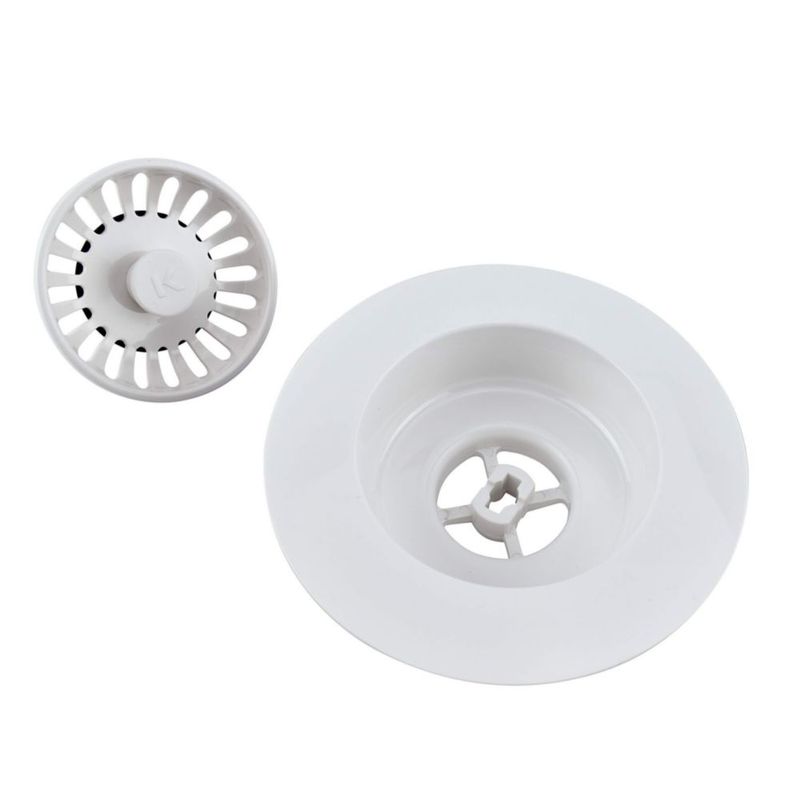 Tapón de desagüe para fregadero Plumb Pak K5461 de goma blanca