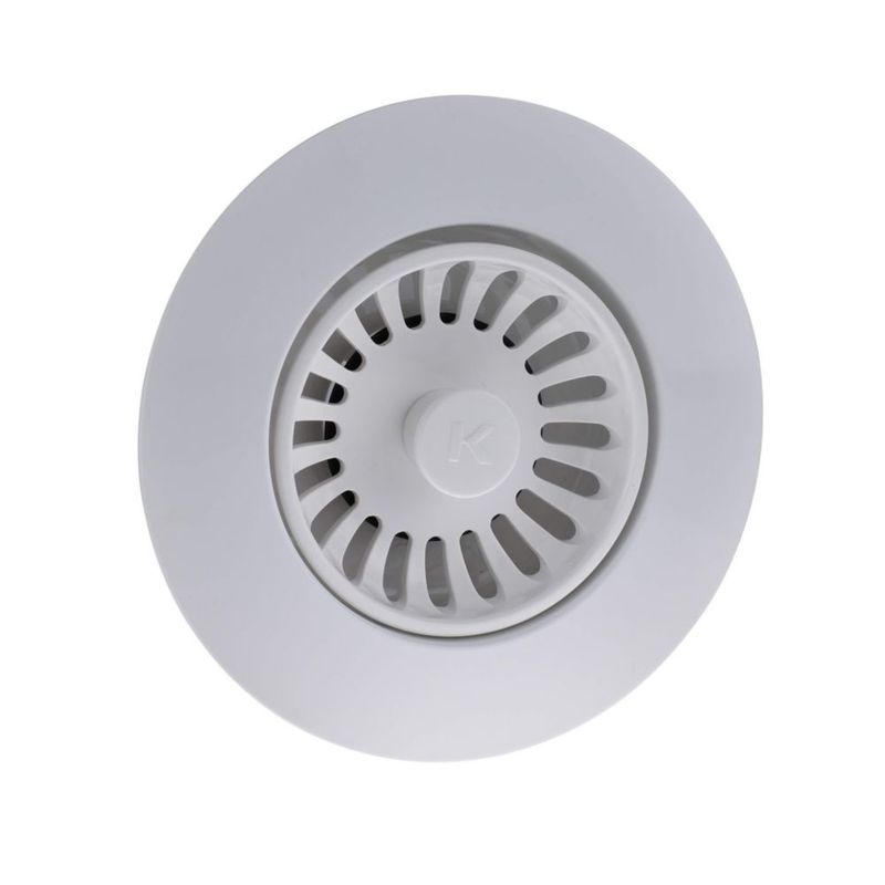 Tapón de desagüe para fregadero Plumb Pak K5461 de goma blanca
