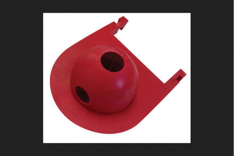 Tapa de inodoro Korky 3010BP (75 cm tamaño grande) color rojo