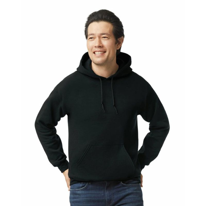 Sudadera con capucha Gildan G18500 XXL negra - paquete de 24