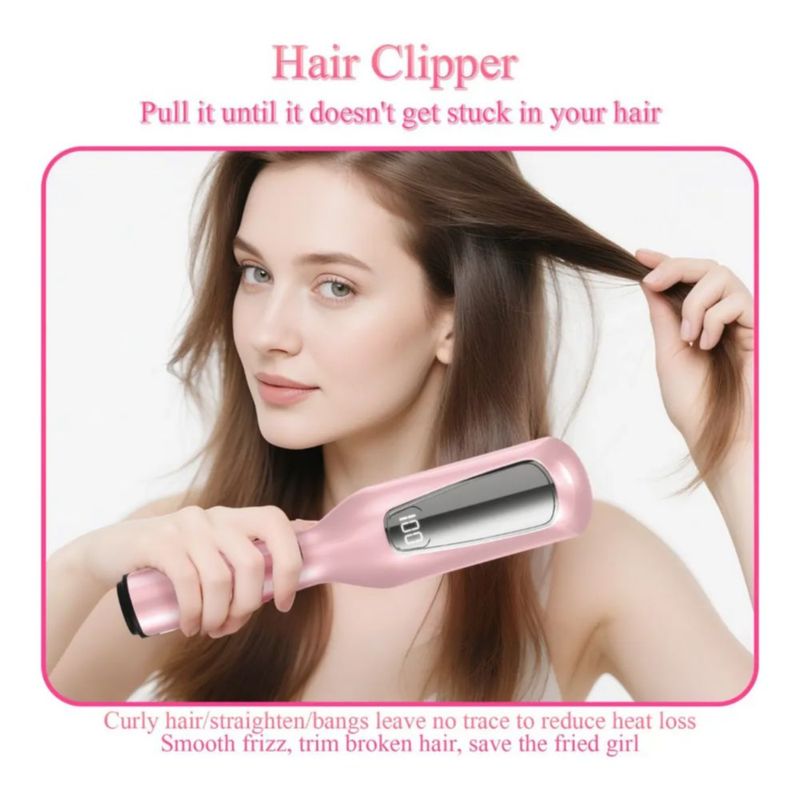 Máquina Para Quitar Cutículas Y Puntas Dañadas, Color Rosa