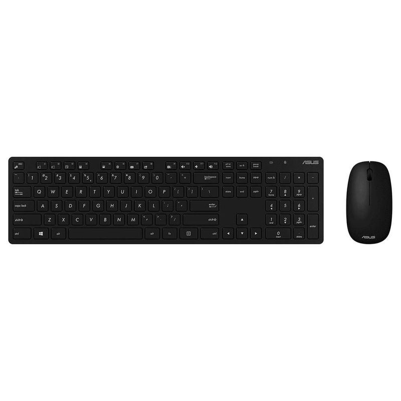 Kit teclado mouse asus w5000 inalambrico usb 2.4 ghz 1600dpi