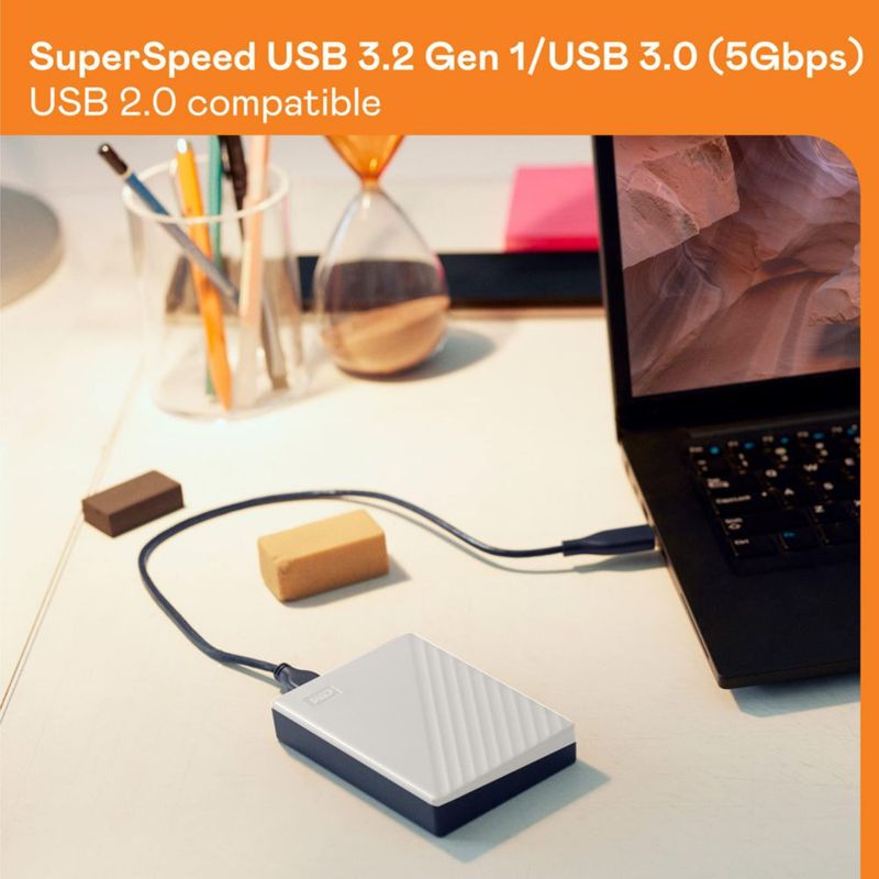 Disco Duro Western Digital My Passport 4TB Blanco Reacondicionado