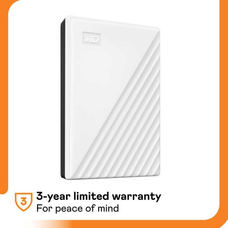 Disco Duro Western Digital My Passport 4TB Blanco Reacondicionado