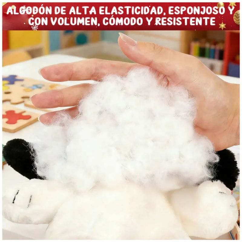 Snoopy De Peluche 25 Cm Con Suéter Rojo