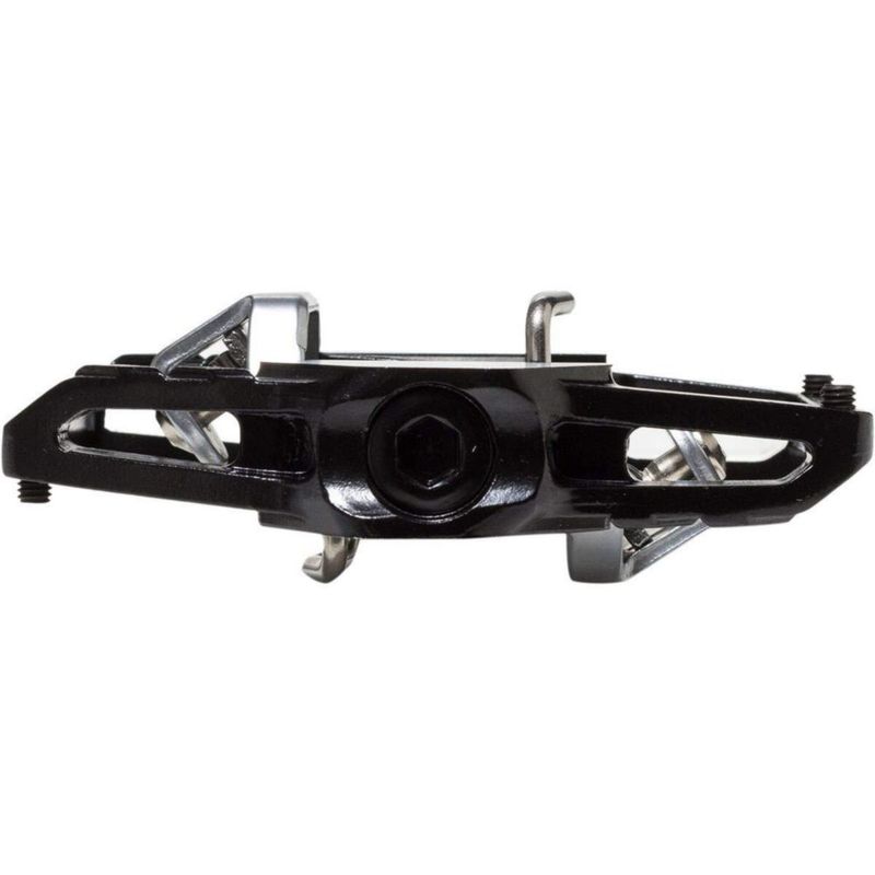 Pedal de bicicleta HT GT1 Clipless negro/plata 400 g