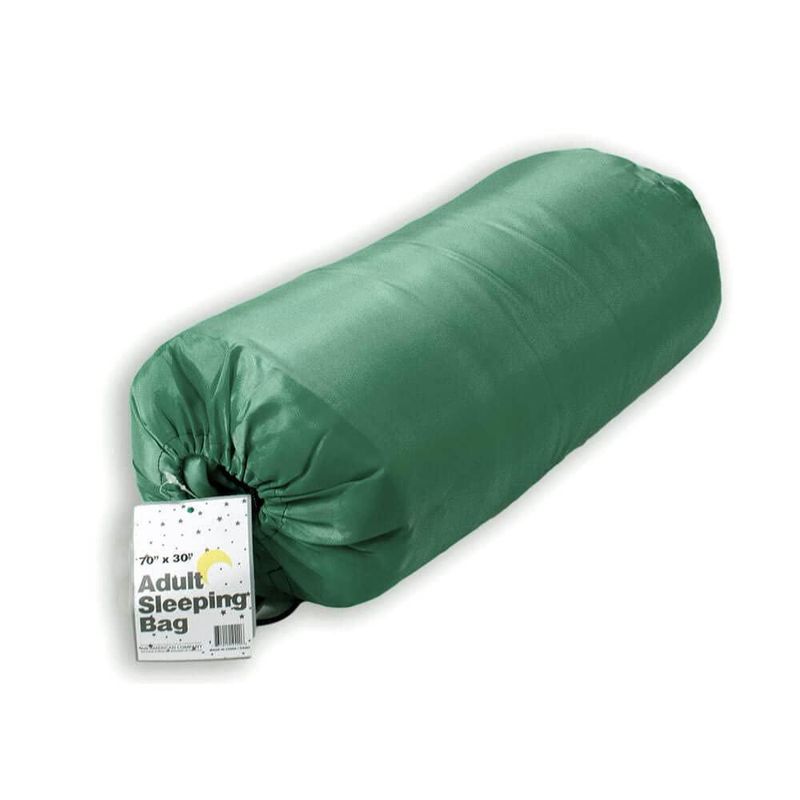 Saco de dormir Kole Imports SLEEPBAGOGN para adultos color verde oliva