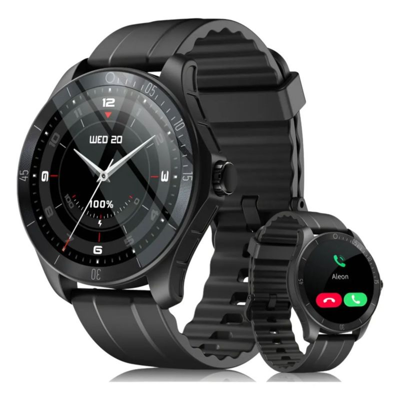 Smartwatch Hombre Reloj Inteligente Bluetooth Llamadas Alexa negro
