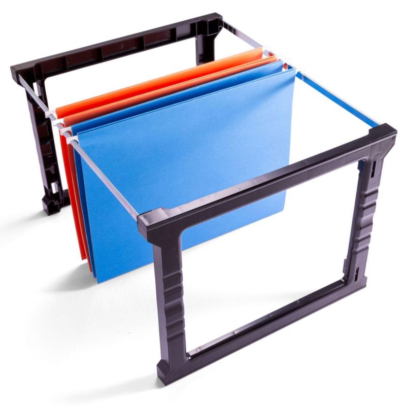 Marco para carpetas colgantes Officemate 36‑46 cm negro