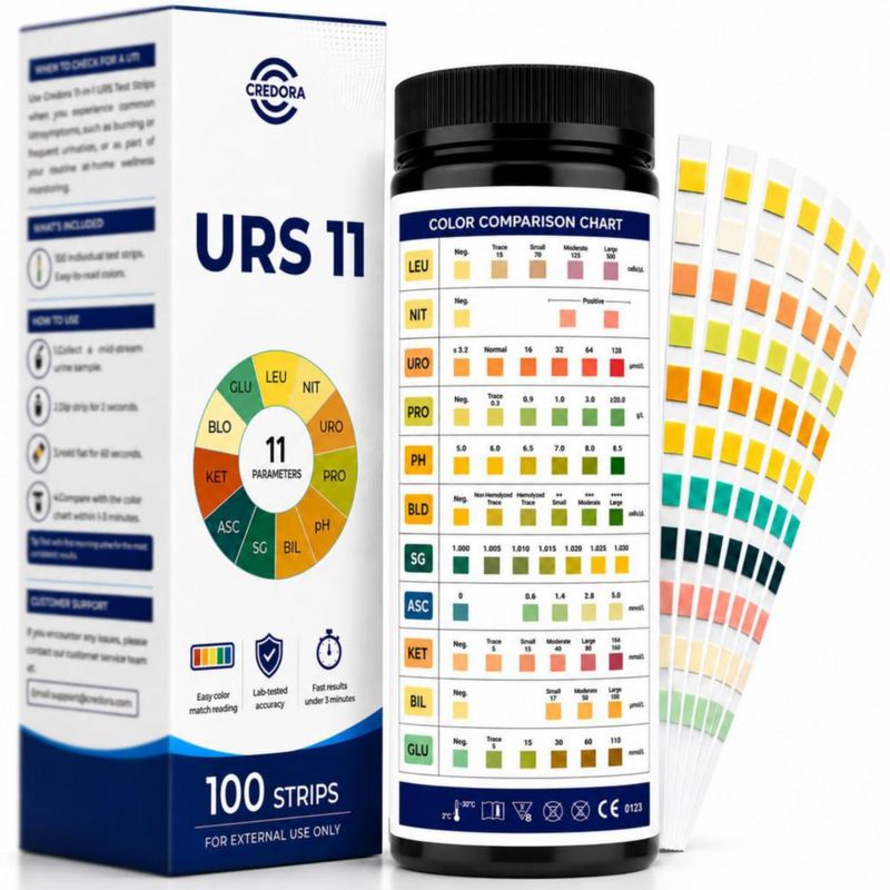 Tiras reactivas SAMKARIM 11 en 1 URS-11 - 100 tiras