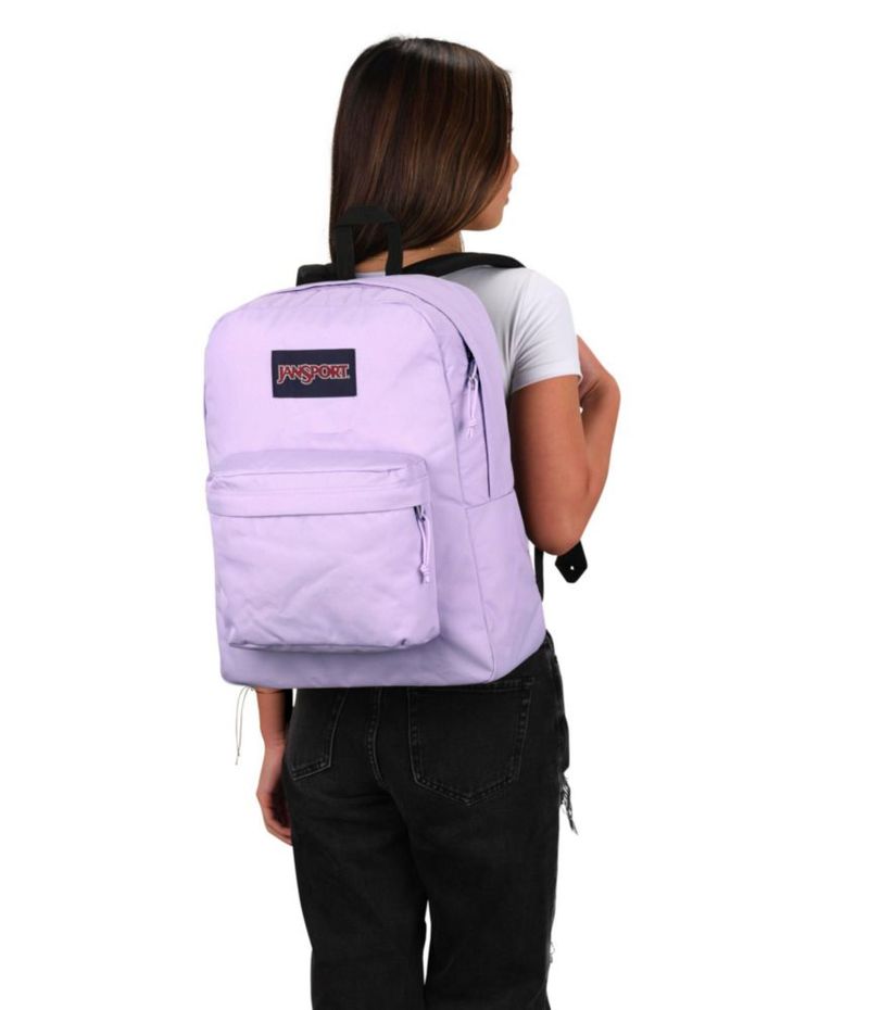 Mochila JanSport SuperBreak One duradera y ligera color lila