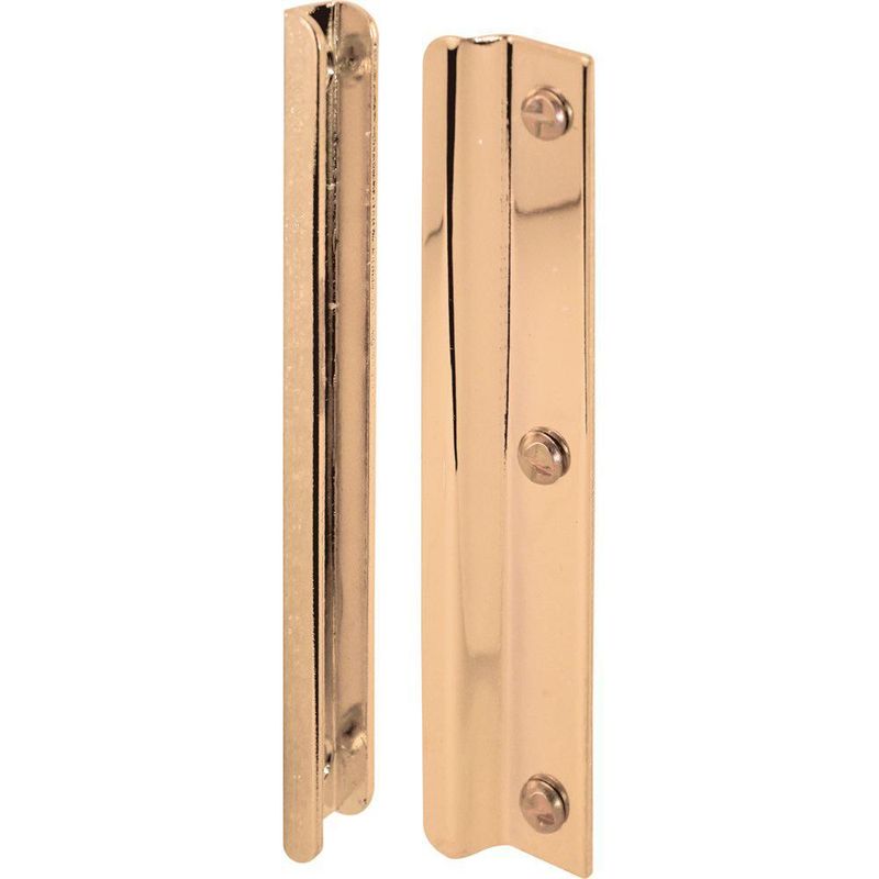 Placa de refuerzo de puerta Prime-Line U 9512 de latón 15 cm
