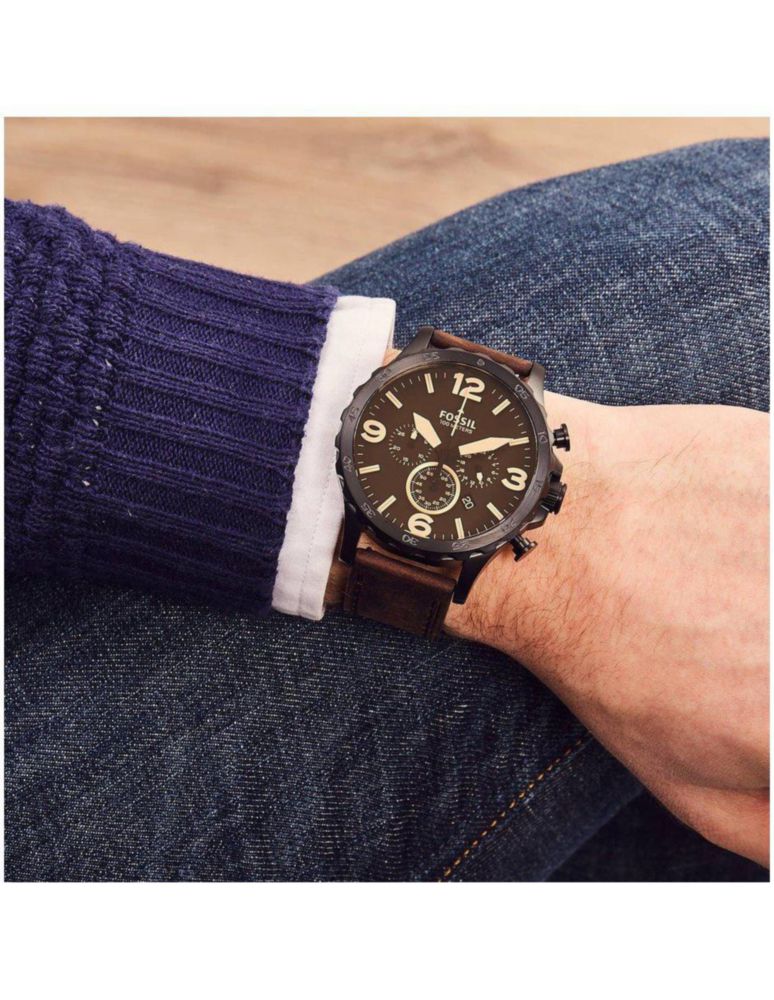 Reloj Fossil Coleccion Nate JR1487 Caballero Hombre