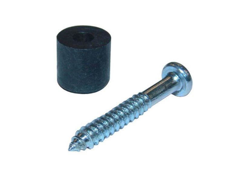 Kit de montaje Crawford para tablero perforado con 12 espaciadores y tornillos