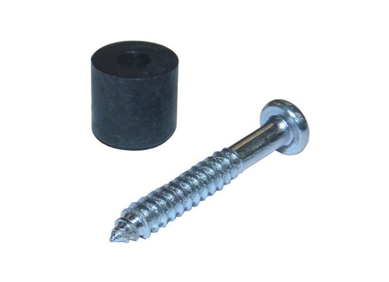 Kit de montaje Crawford para tablero perforado con 12 espaciadores y tornillos