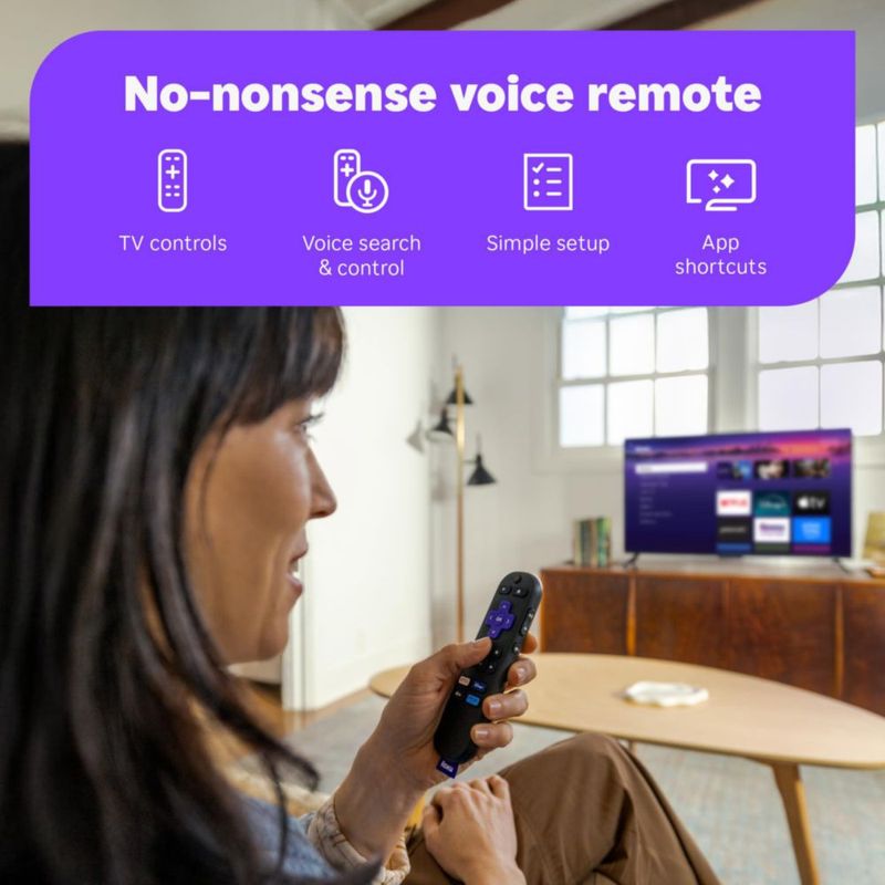 Dispositivo de streaming Roku Streaming Stick 2025 HD con control remoto por voz